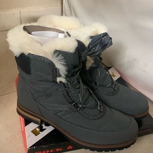 NEW grey ankle booties